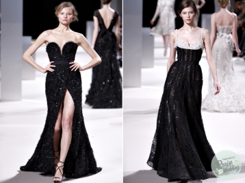 Elie Saabblack Gorgeous Black Reception Gowns