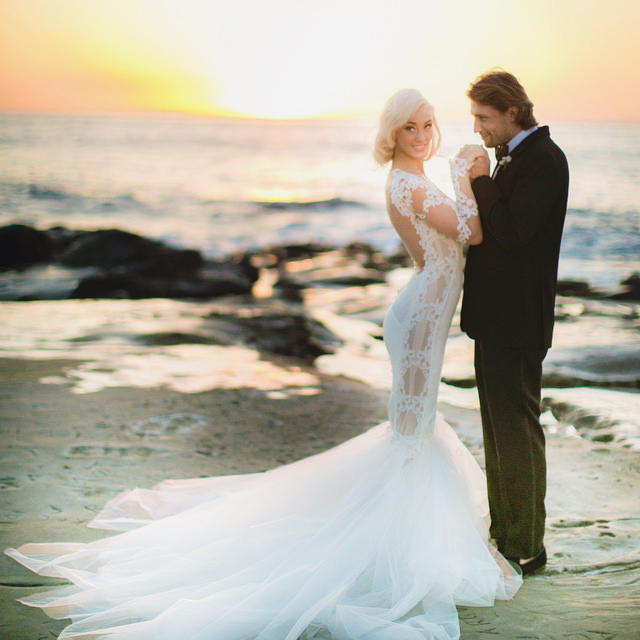 The real mermaid dress! We love every gorgeous detail about this gown! 
