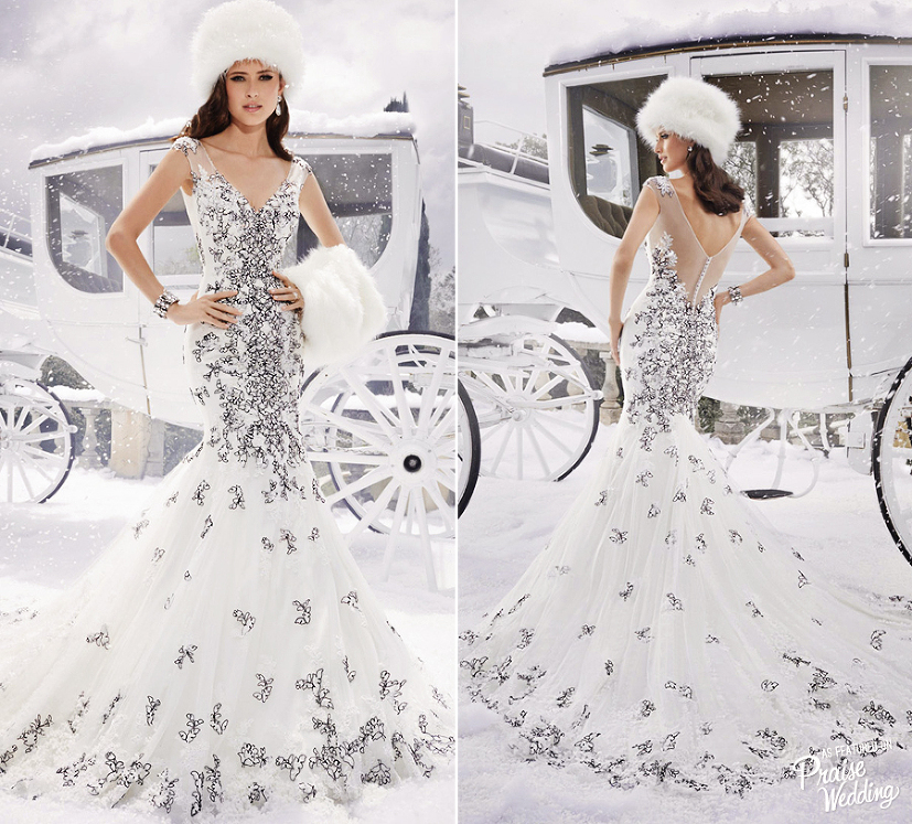 This Sophia Tolli gown is oh so magical!