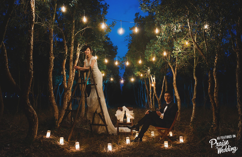 How romantic is this enchanted night scene?