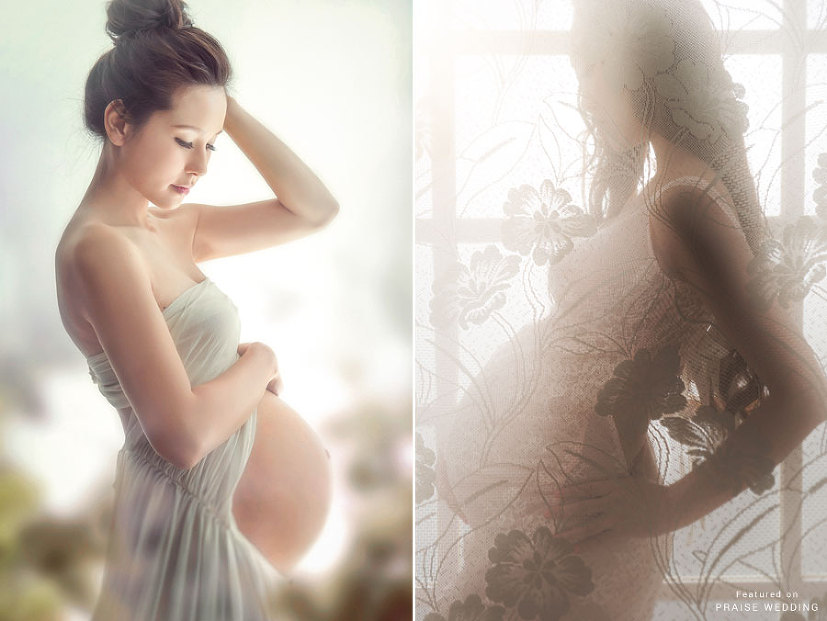 Beautiful maternity portrait overflowing with love!