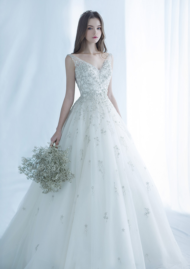 This magical glittering gown from Monica Blanche is making us swoon!
