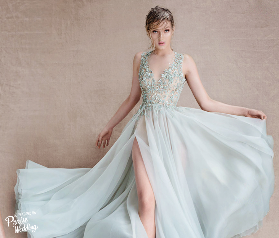 Paolo Sebastian Sirens of the Sea gown 