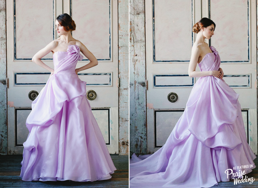 Sareh Nouri 2015 Purple Gown