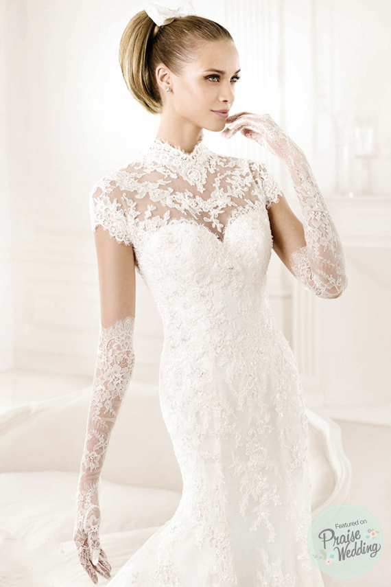 Pronovias 2015 - Elegant Lacey Fitted Gown