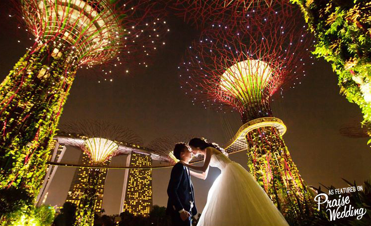 Singapore nighttime prewedding