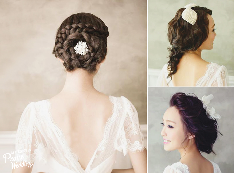 Chic and elegant bridal hairstyles