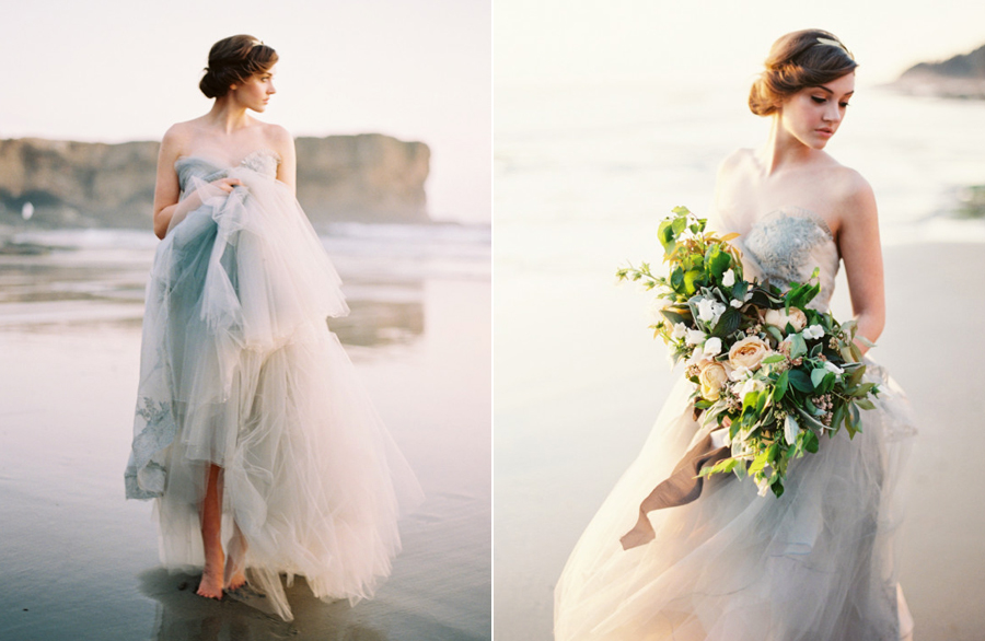 I have crossed oceans of time to find you - beautiful beach bridal session