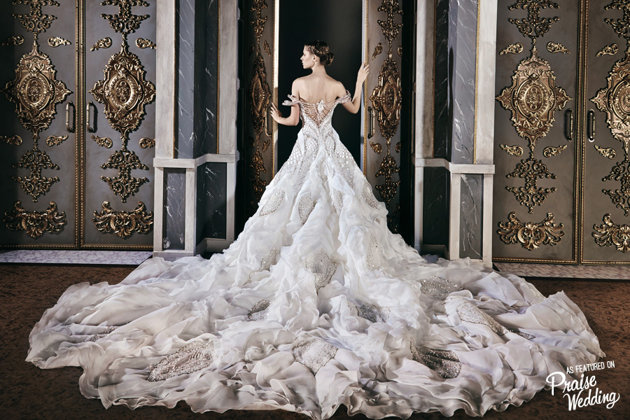 Dubai-based Filipino designer Michael Cinco presents swoon-worthy bridal gown with unbelievable details