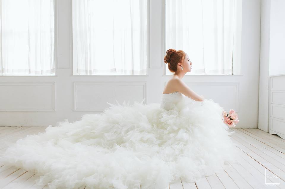 Beauty begins the moment you decide to be yourself - purely beautiful bridal portrait