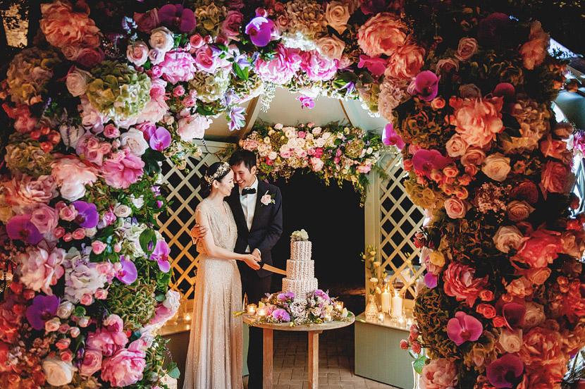 A fairytale-come-true secret garden wedding! 