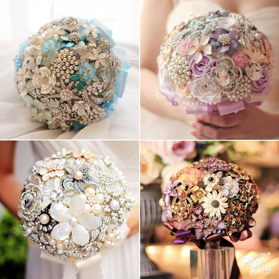 Creative & stylish sweet brooch bouquet designs!