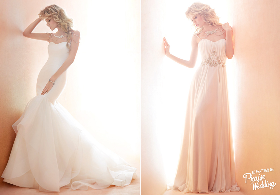 Blush by Hayley Paige elegant ivory wedding dresses - River and Rowan