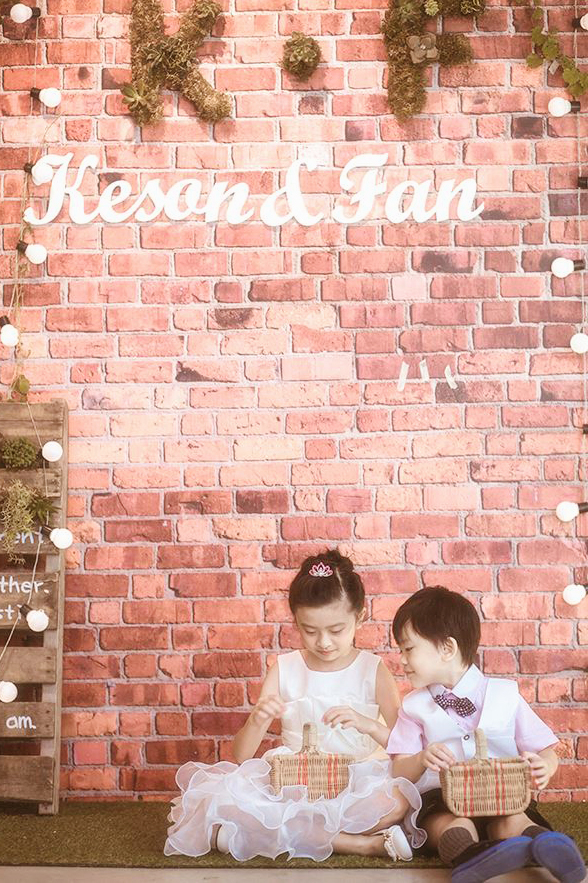 Pure love - adorable flower girl and ring bearer!