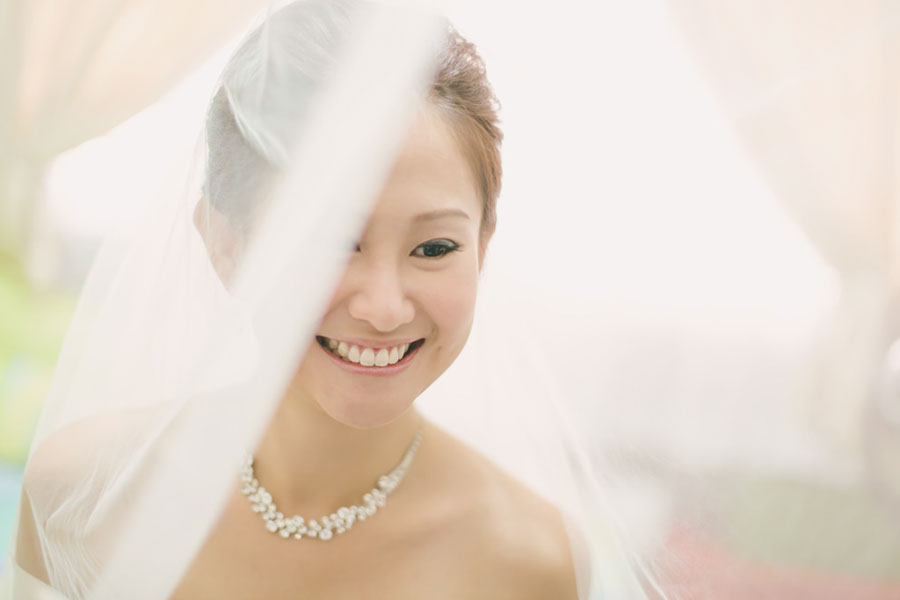 True happiness shines - lovely bridal portrait!