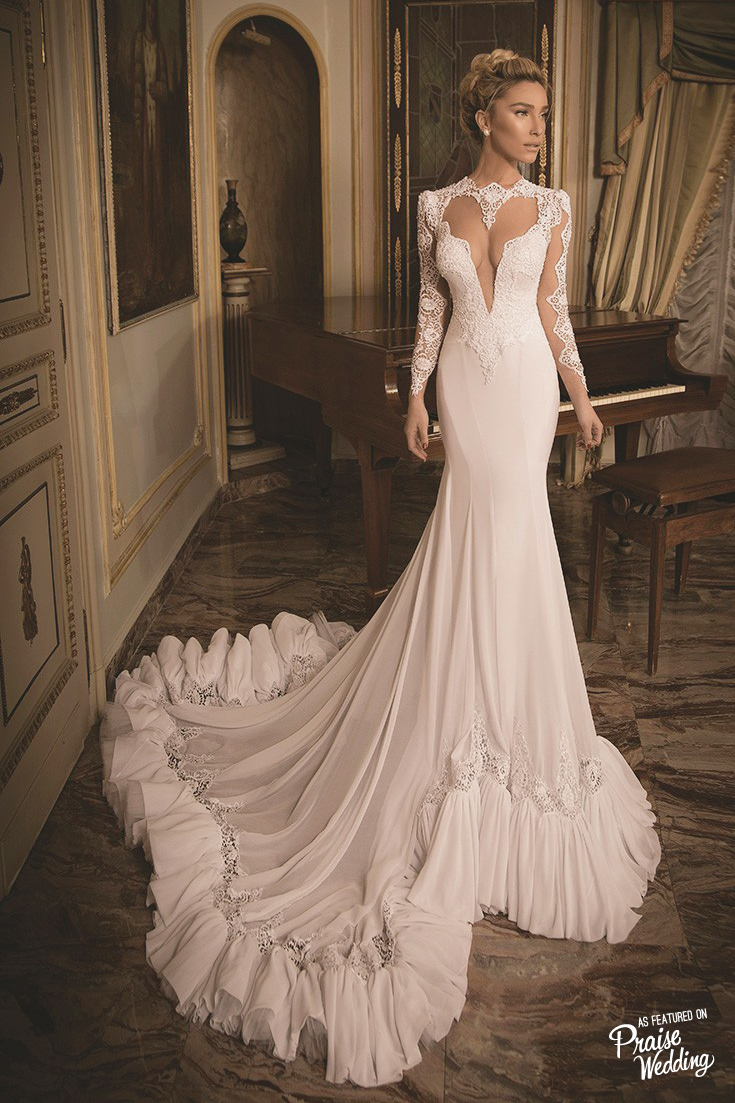 Love at first sight with this chic and sexy Daniel Romi Kadosh gown from Israel! 