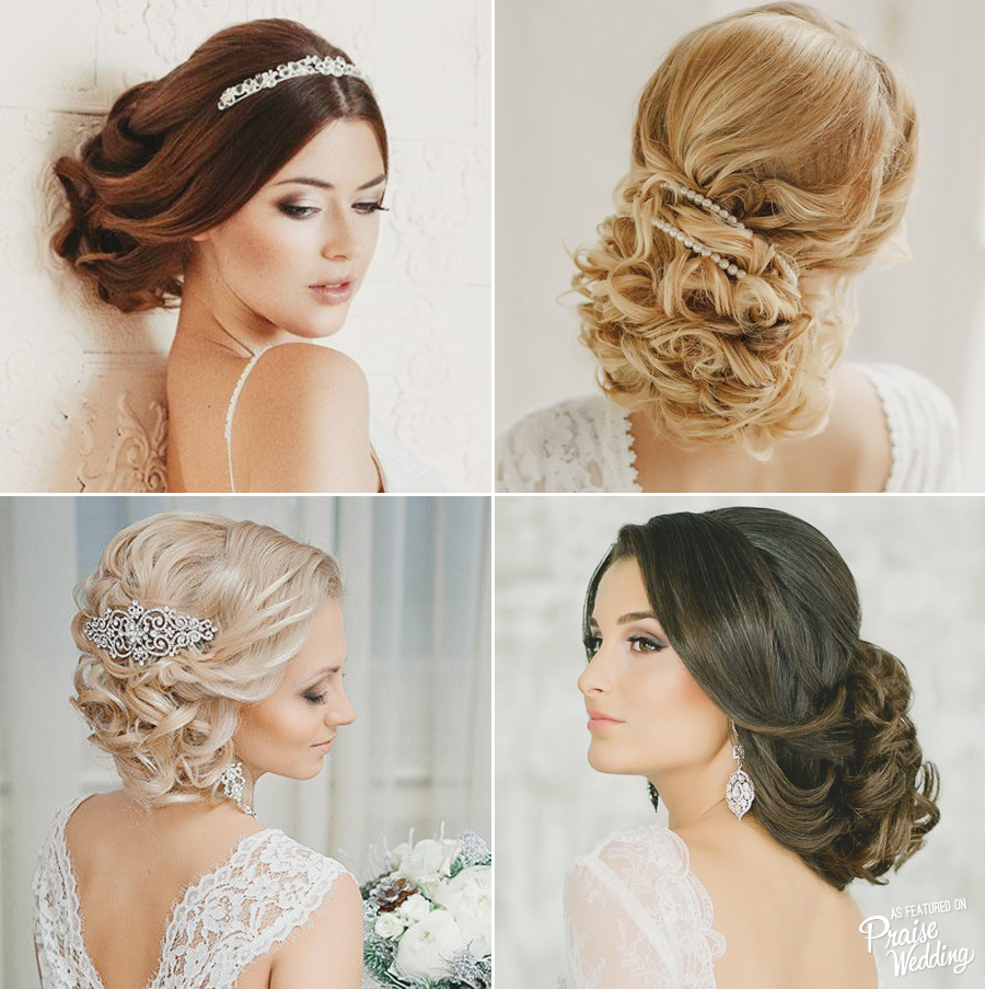 Super elegant & sophisticated "low updo" hairstyles