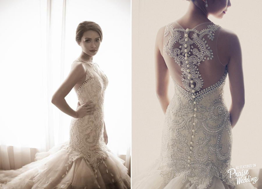 This Veluz Reyes custom-made gown is chic and magical!