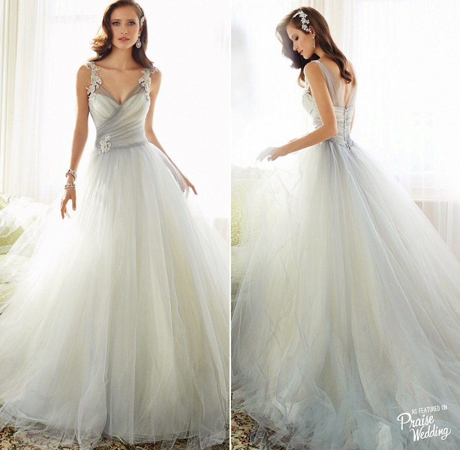 Something blue? This Sophia Tolli "Nightingale" gown is so dreamy!