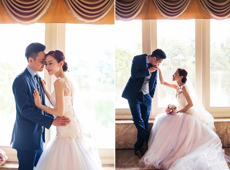 These romantic and sweet bride & groom moments are reminding us what a weding day truly stands for!