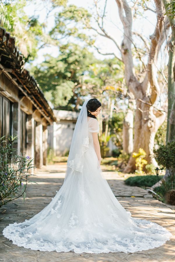 Elegance is a glowing inner peace! We love how simply beautiful this bridal portrait is!