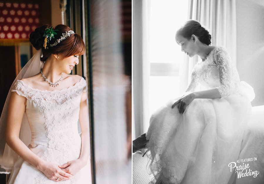 We love the natural emotions and beauty revealed through bridal preparation photos!