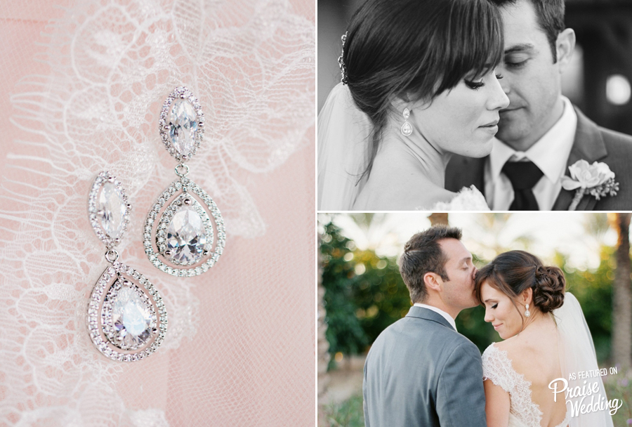 Introducing "Petra" - elegant bridal earrings by one of our favorite online jewelry boutiques Glitz and Love!