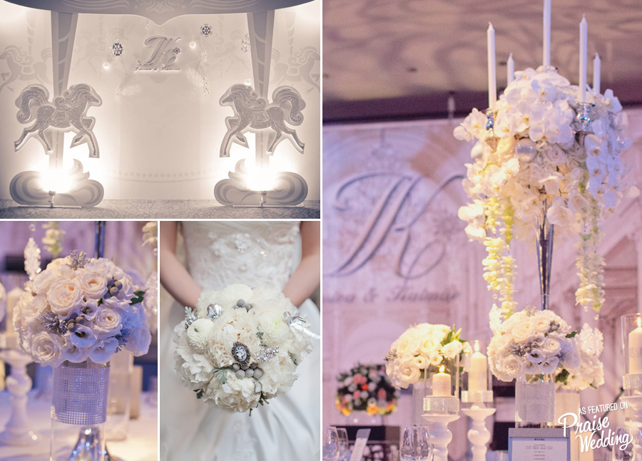 Elegant x luxury wedding decoration with just a touch of fairytale-come-true!