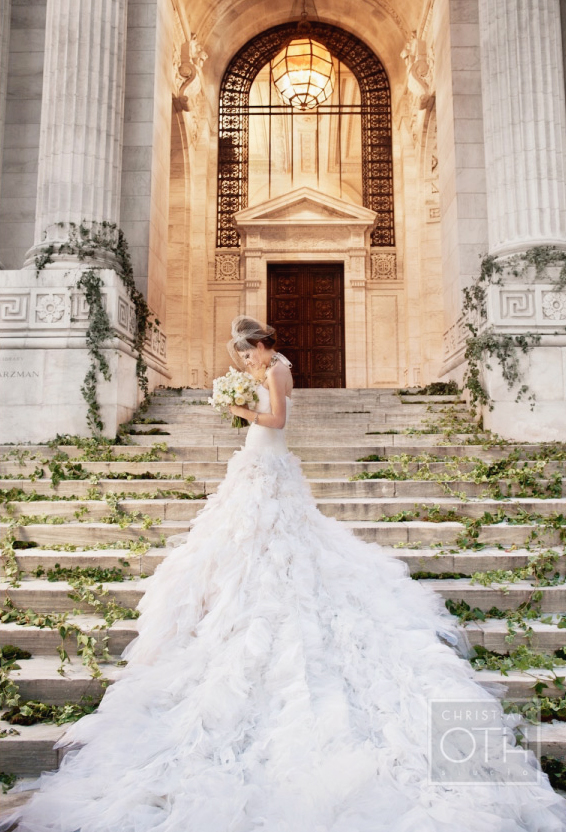 This bridal portrait is magical, romantic, and timeless!