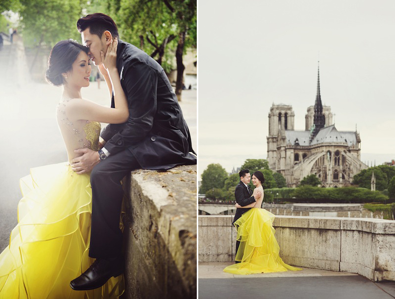 If you love the whimsical glam style, this magical yellow gown will definitely catch your attention!