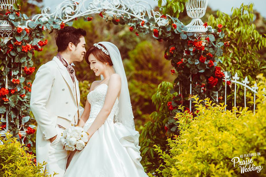Isn't this like a fairytale come true?  The beautiful happily-ever-after!