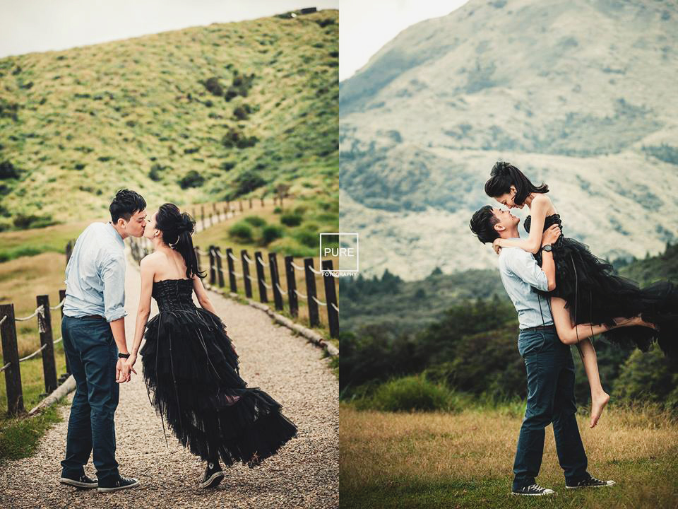 Dare to be yourself! Love this naturally stylish engagement session!