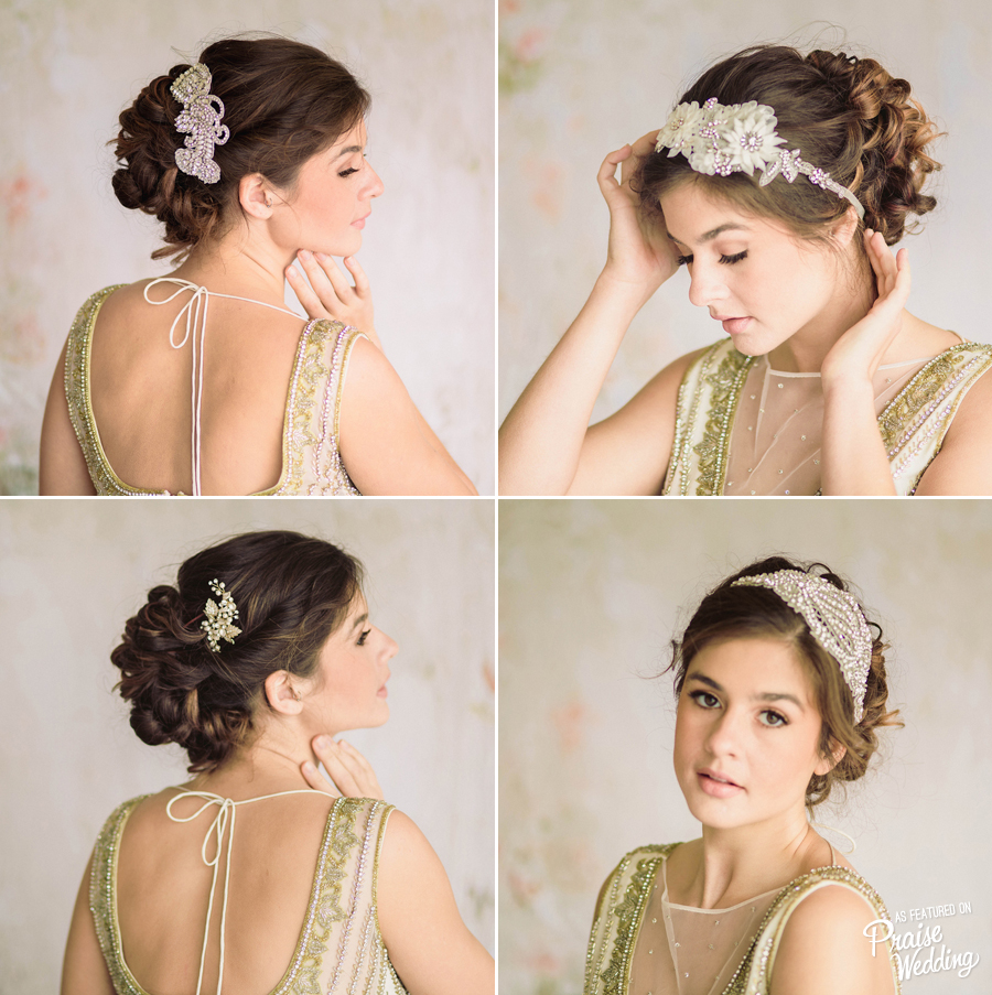So in love with these handmade bridal headpieces! Pick your fave!