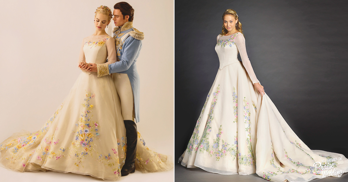 The official Disney Cinderella wedding dress is out! 