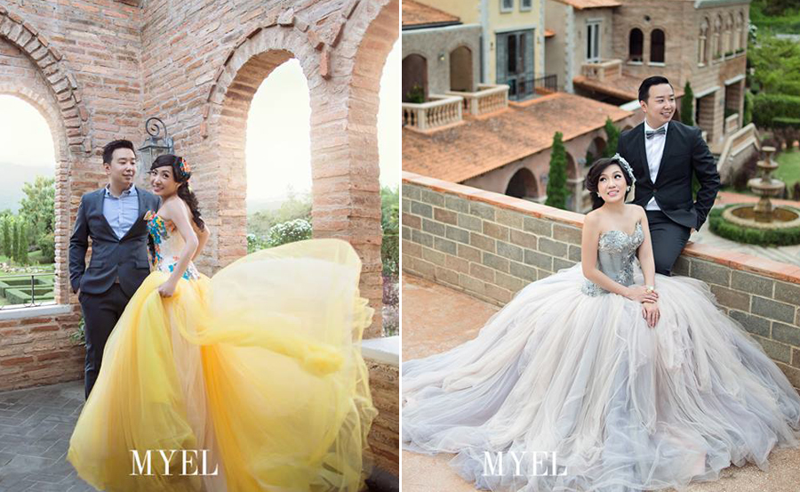 This Bride chose 2 romantic princessy looks for her special day, both look like a fairytale-come-true!