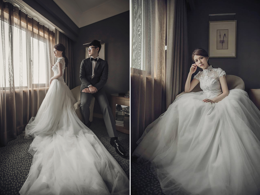 Utterly romantic and classic bridal look, elegance never goes out of style!