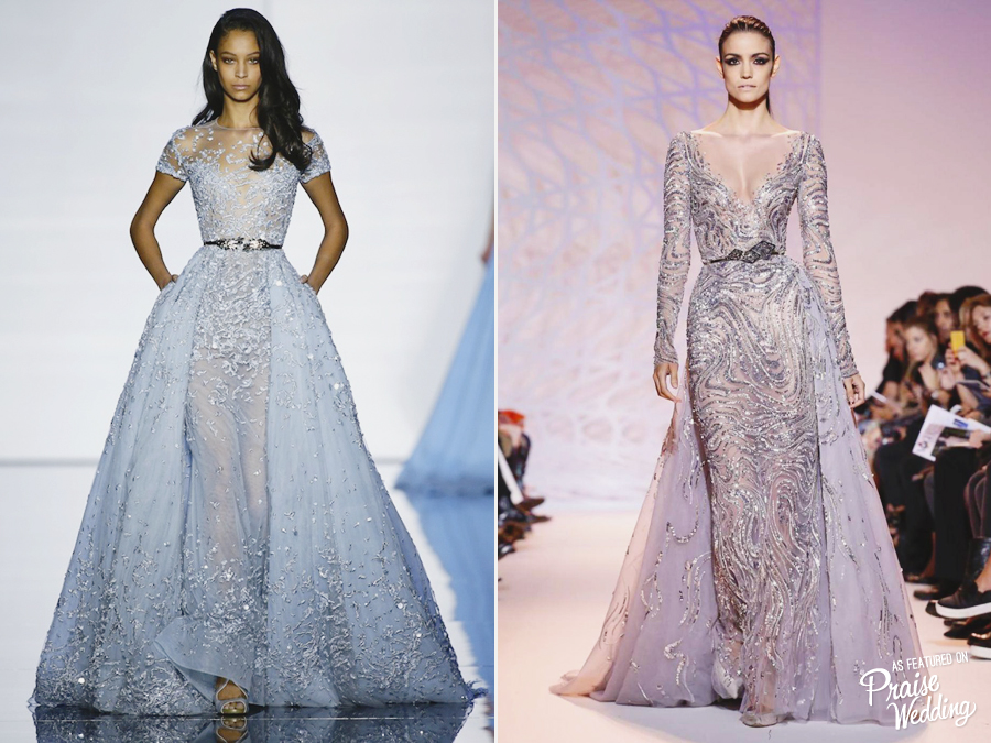 These Zuhair Murad ice queen gowns are so stunning!