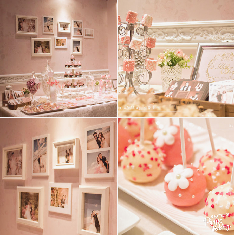 This sweet pink wedding is oh so lovely!