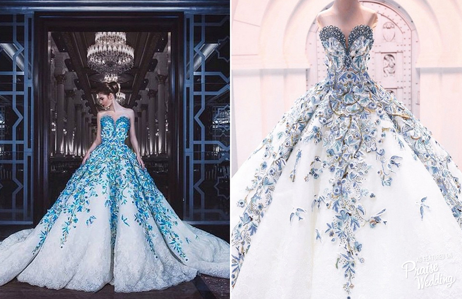 A glamorous touch of blue, these Jack Kay gowns are downright droolworthy!