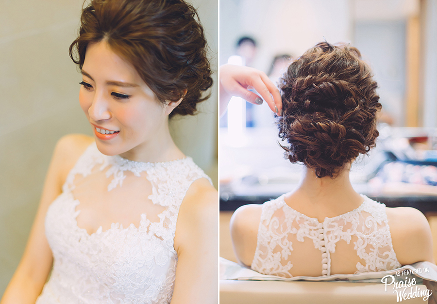 Can you say mind-blowingly gorgeous? Hair inspiration for the modern glam bride!