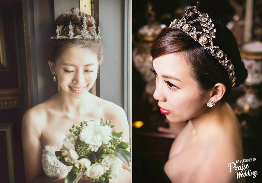 Stunning ways to incorporate a crown to your bridal look!