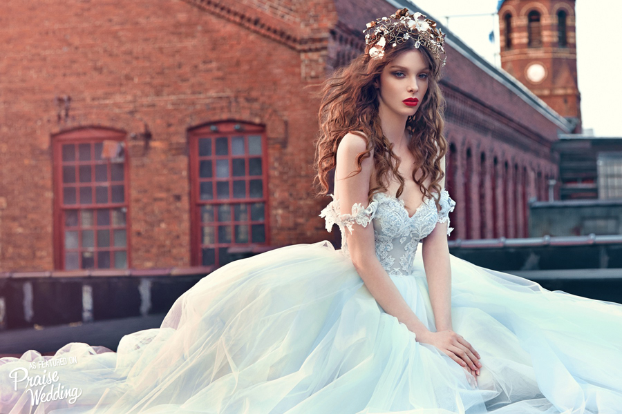 Galia Lahav's Cinderella gown is seriously stirring up our princess dream!