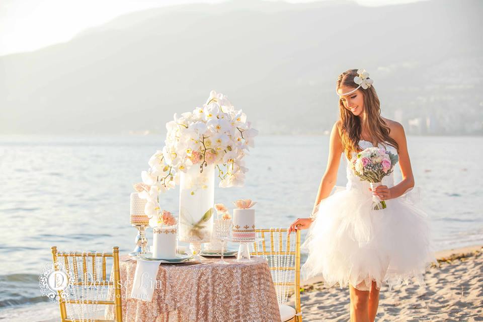This beach bridal session is like a dream-come-true! 