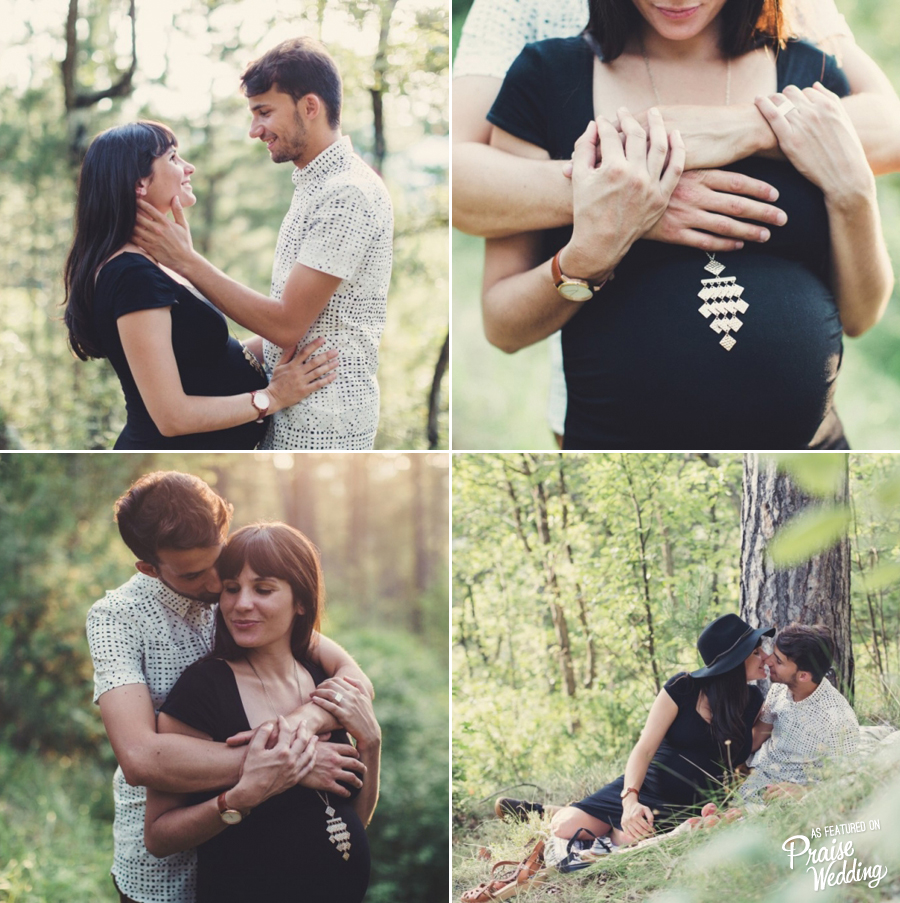 Maternity photos are really all about love! 