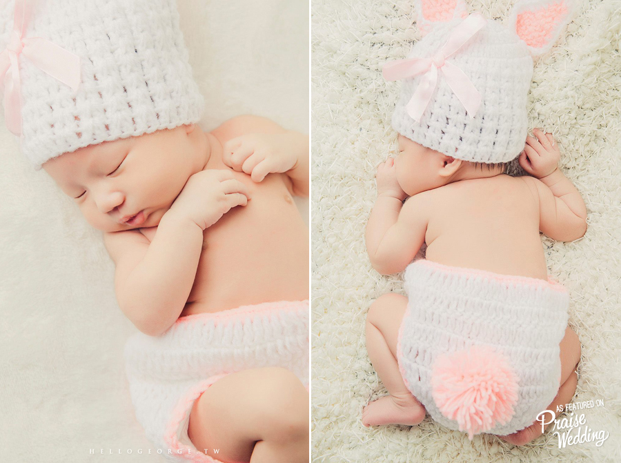 This adorable bunny baby will totally turn your day around!