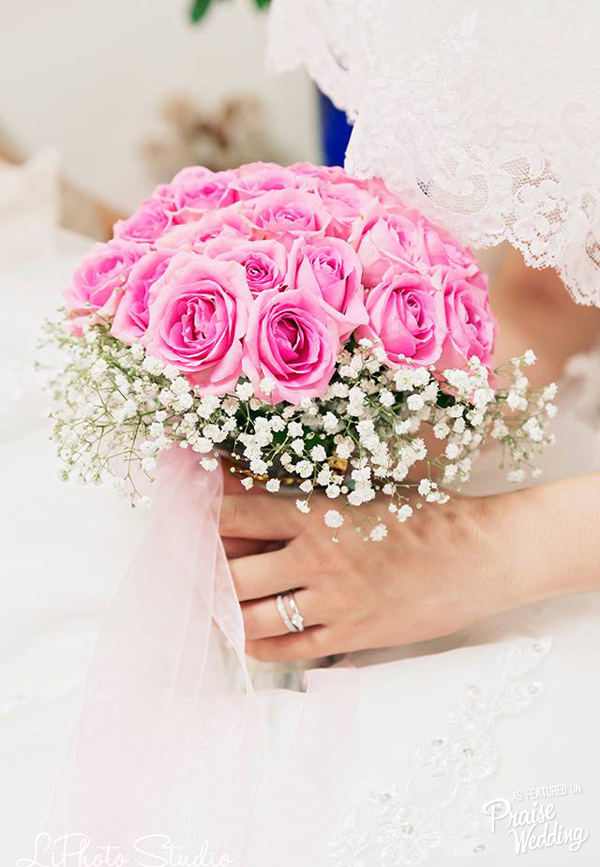 Loving the sweetness of this classic rosy bouquet!