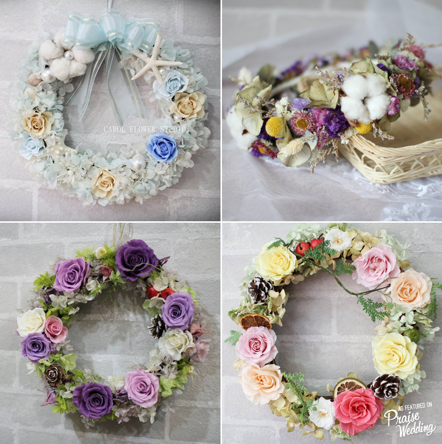 Oh so pretty! Rustic handmade floral crown designs!