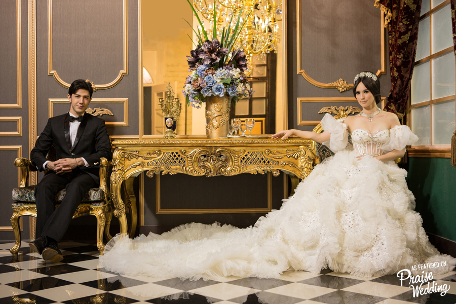 Lavish, fairytale prewedding photo for your happily ever after!