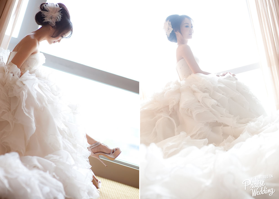 This soft, romantic bridal session is right out of the prettiest dream!