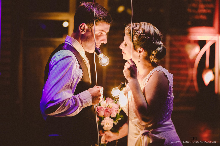 A magical moment for the bride and groom, so intimate and so in love!